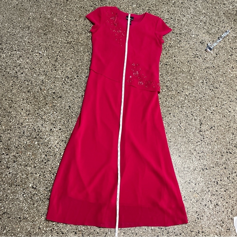 Positive Attitude Vibrant Pink Maxi Dress Size 10 - Picture 12 of 13